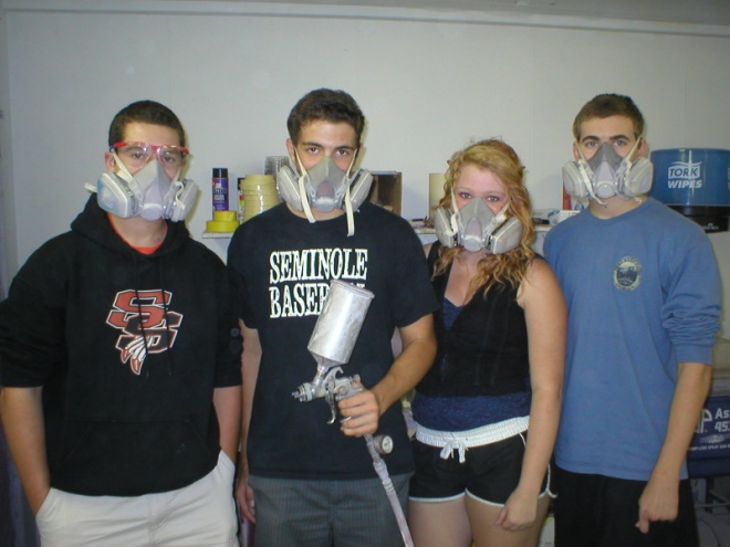 Meet the crew, from left  Garrett Hayes, Jacob Marden, Katarina Harvey, Jacob Winkelman.