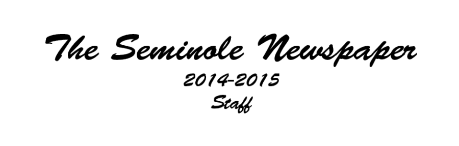 The Seminole Newspaper Staff 2014-2015