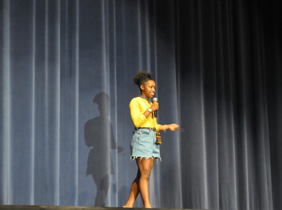 Students held a preview viewing of the Black History Show last Thursday in order to practice for the big show.