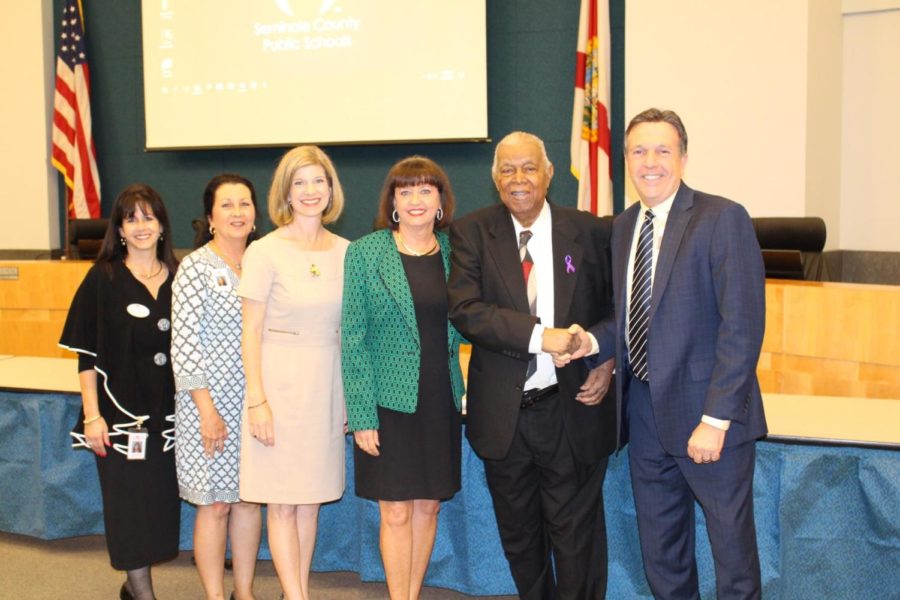 The SCPS School Board voted to name Seminole High Schools ninth grade center after Edward Blacksheare, an influential member of SHSs community.