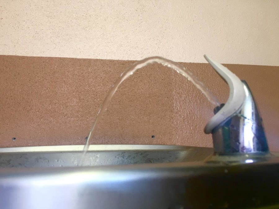 Tainted water spewed from fountains earlier this week, prompting a shutdown of all water fountains.