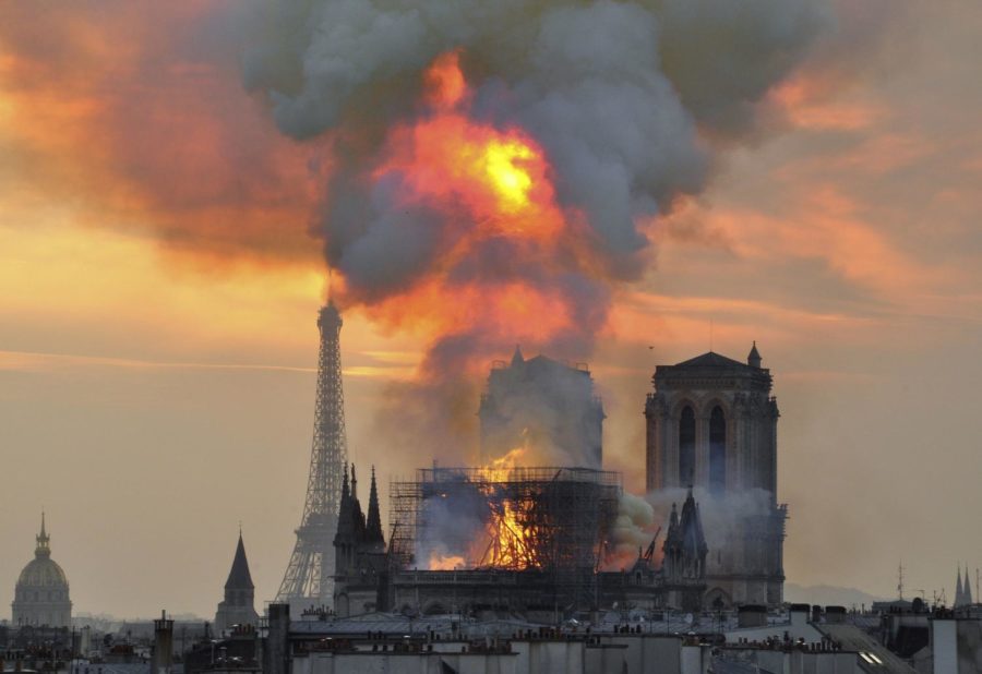 The significantly historical Notre Dame up in flames as it was caused by an unknown source. 