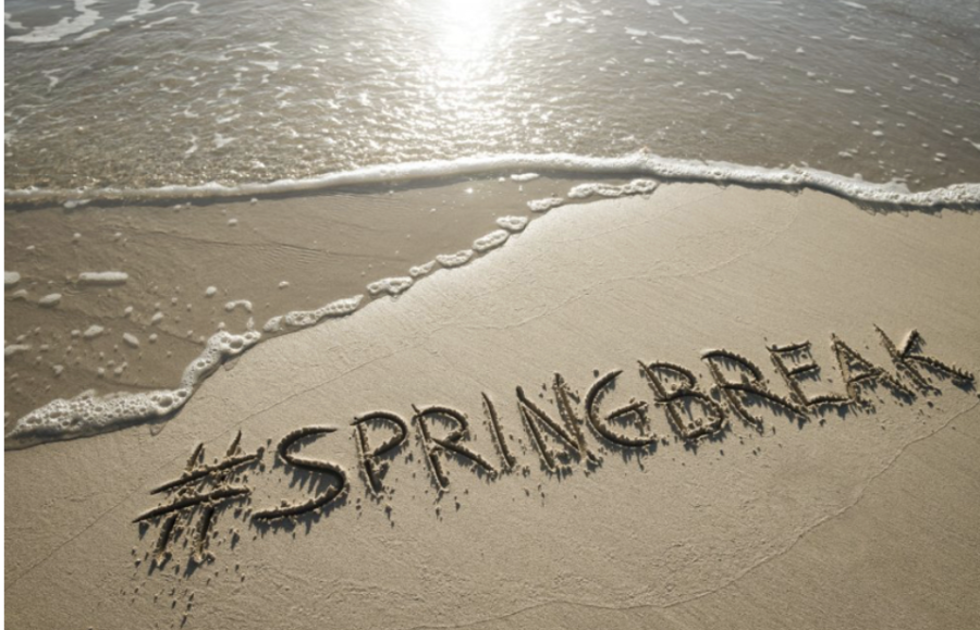 Spending+spring+break+at+the+beach+is+a+way+many+students+relax.