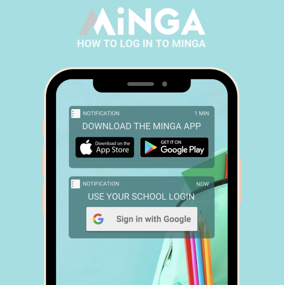 How+students+can+download+the+Minga+app+and+login+with+Google